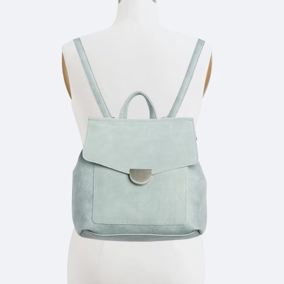 Heather Suede Convertible Backpack ✨